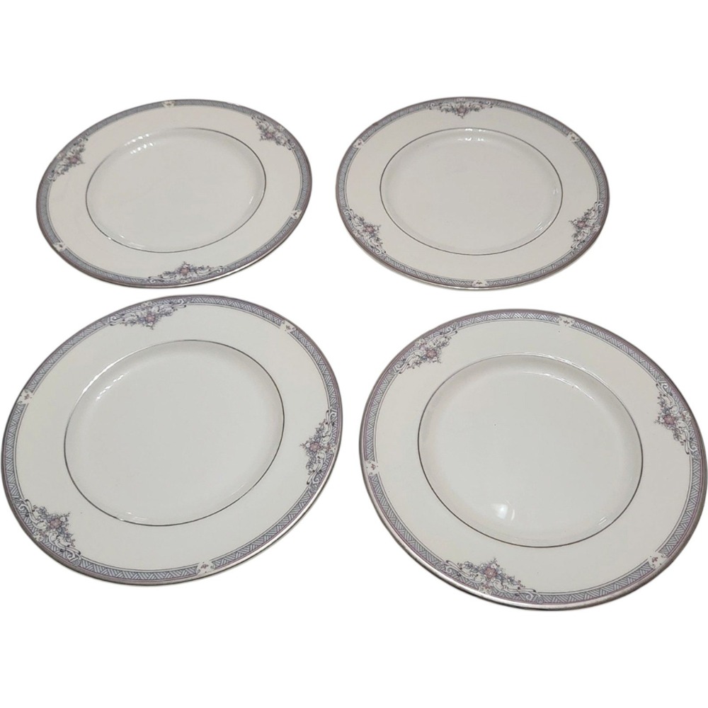 Royal Doulton Jillian H5193 Salad Plates 8 Inch Fine Bone China Set of 4 England